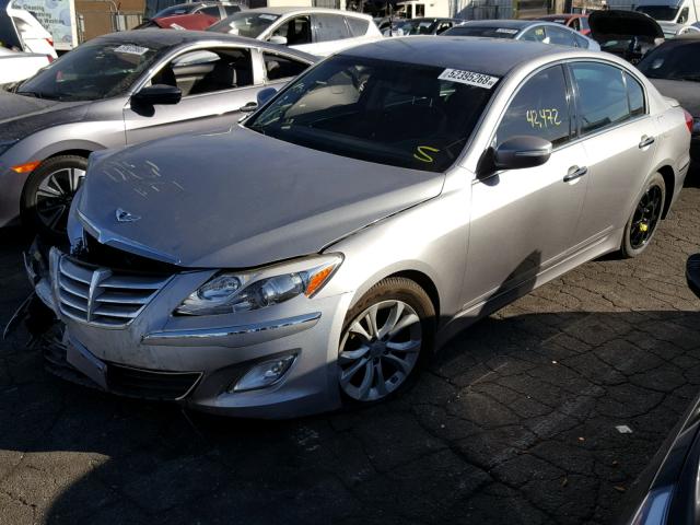 KMHGC4DD4CU153984 - 2012 HYUNDAI GENESIS 3. GRAY photo 2