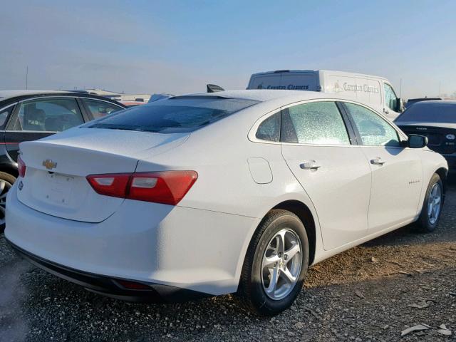 1G1ZB5ST6JF218084 - 2018 CHEVROLET MALIBU LS თეთრი ფოტო 4