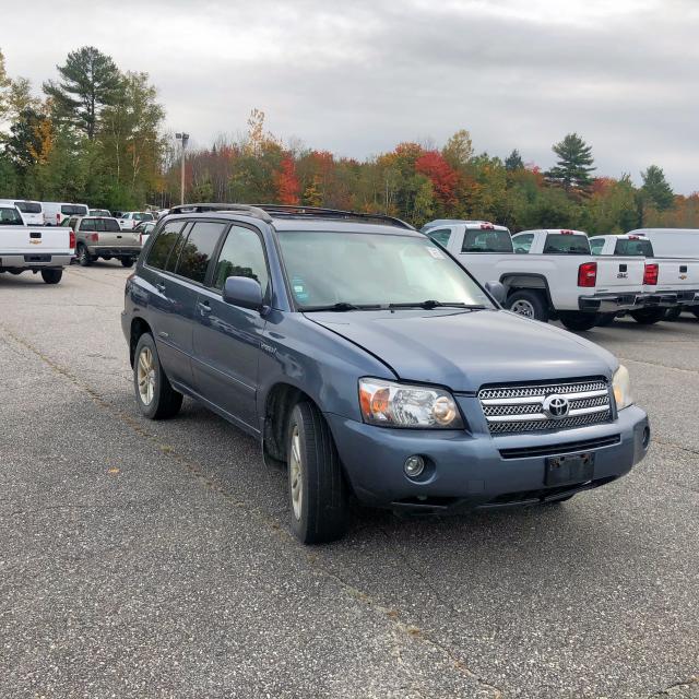 JTEEW21A470044189 - 2007 TOYOTA HIGHLANDER BLUE photo 2