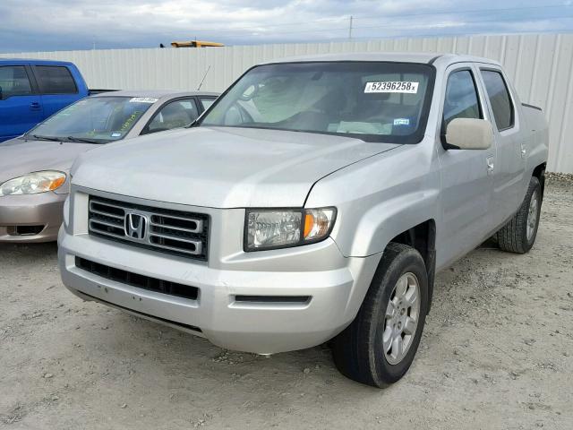 2HJYK16426H530192 - 2006 HONDA RIDGELINE SILVER photo 2