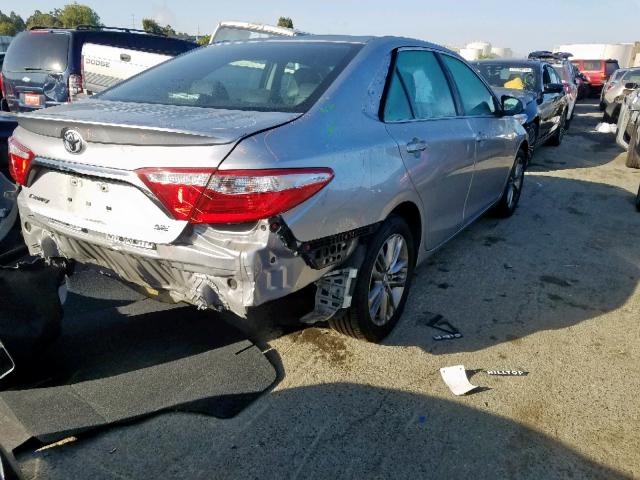 4T1BF1FK8FU044184 - 2015 TOYOTA CAMRY LE SILVER photo 4