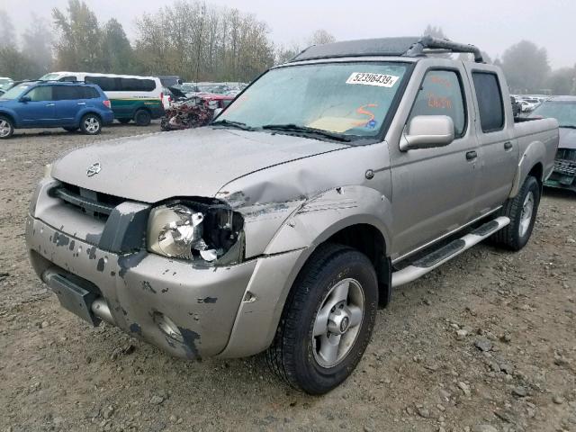 1N6ED27T91C368714 - 2001 NISSAN FRONTIER C SILVER photo 2