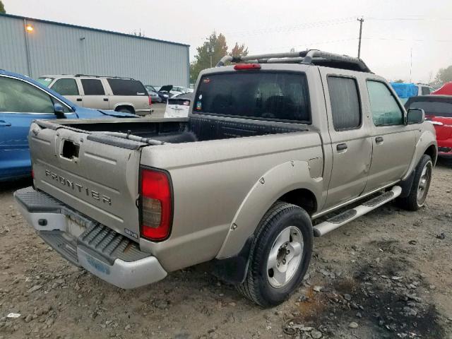 1N6ED27T91C368714 - 2001 NISSAN FRONTIER C SILVER photo 4