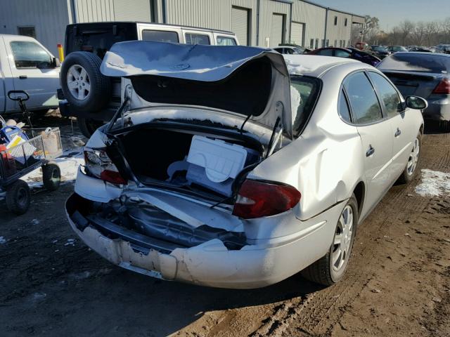 2G4WC532951303846 - 2005 BUICK LACROSSE C SILVER photo 4