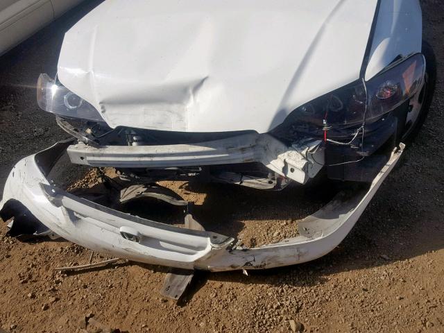 1HGCG16531A023139 - 2001 HONDA ACCORD EX WHITE photo 9