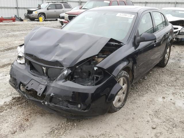 1G2AL55F587331475 - 2008 PONTIAC G5 SE BLACK photo 2