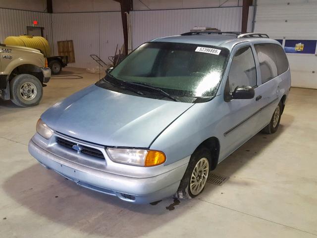 2FMDA5147WBB08700 - 1998 FORD WINDSTAR W BLUE photo 2