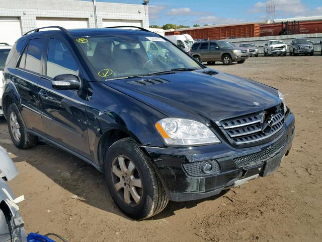 4JGBB86E47A268599 - 2007 MERCEDES-BENZ ML 350 BLACK photo 1