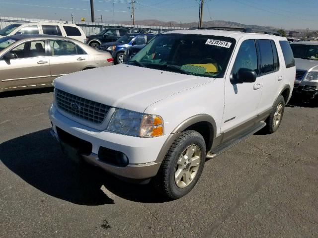 1FMZU74W54ZB45759 - 2004 FORD EXPLORER E WHITE photo 2