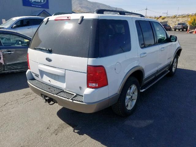 1FMZU74W54ZB45759 - 2004 FORD EXPLORER E WHITE photo 4