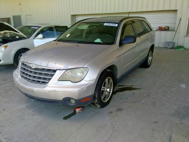 2A8GM68X48R638494 - 2008 CHRYSLER PACIFICA T GRAY photo 2