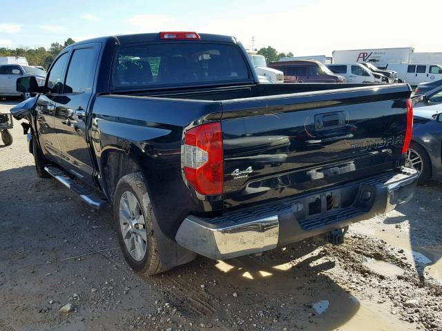 5TFHW5F17EX360542 - 2014 TOYOTA TUNDRA CRE BLACK photo 3