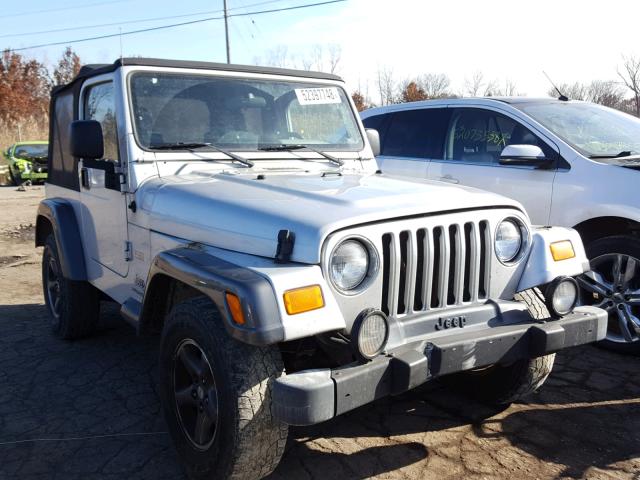 1J4FA39S94P727156 - 2004 JEEP WRANGLER X SILVER photo 1