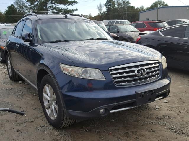 JNRAS08W57X204351 - 2007 INFINITI FX35 BLUE photo 1