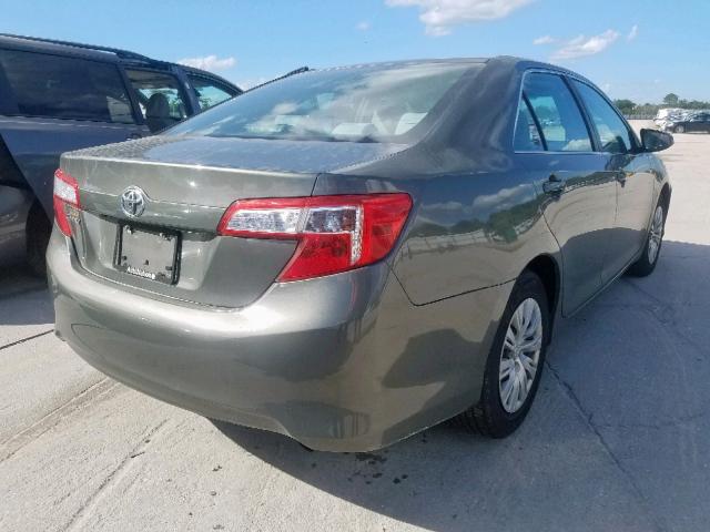 4T1BF1FK6EU801243 - 2014 TOYOTA CAMRY L GREEN photo 4