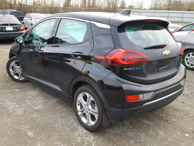 1G1FW6S07H4171785 - 2017 CHEVROLET BOLT EV LT BLACK photo 3