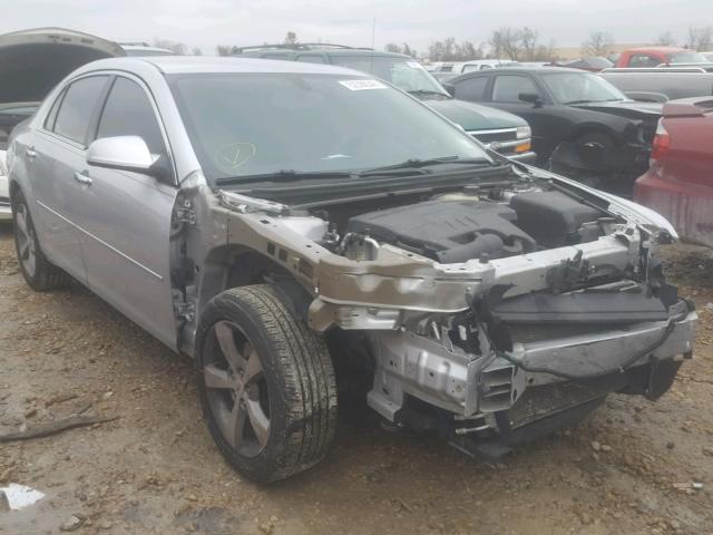 1G1ZC5E01CF107332 - 2012 CHEVROLET MALIBU 1LT SILVER photo 1