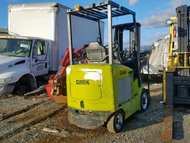 00106772E - 1987 CLARK FORKLIFT FORKLIFT Зелений фото 4