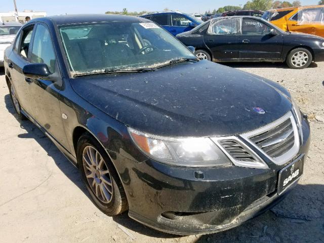 YS3FB49YX81015513 - 2008 SAAB 9-3 2.0T BLACK photo 1