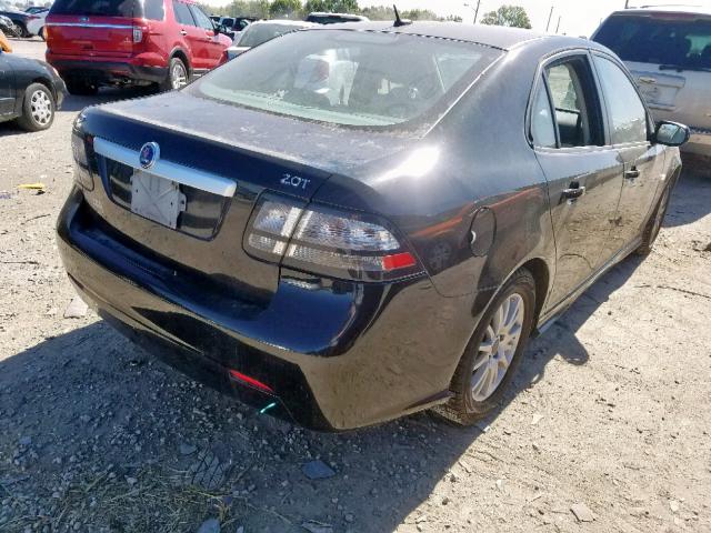 YS3FB49YX81015513 - 2008 SAAB 9-3 2.0T BLACK photo 4