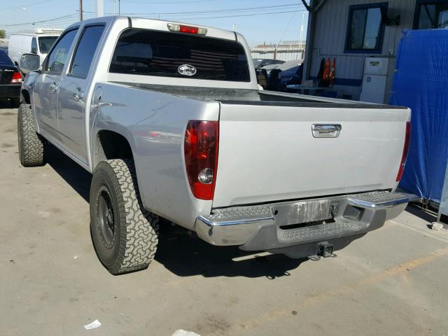 1GTD5MFE6C8106696 - 2012 GMC CANYON SLE SILVER photo 3