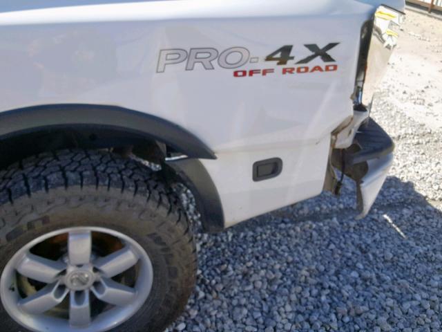 1N6BA0EC6CN309906 - 2012 NISSAN TITAN S WHITE photo 9