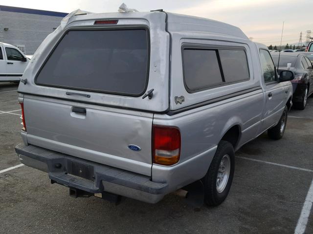 1FTCR10UXPPA99584 - 1993 FORD RANGER SILVER photo 4