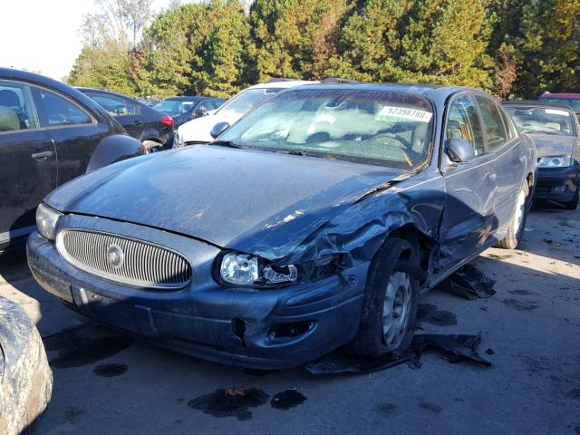 1G4HP54K214222844 - 2001 BUICK LESABRE CU BLUE photo 2