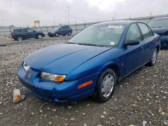 1G8ZH5283YZ136589 - 2000 SATURN SL1 BLUE photo 2