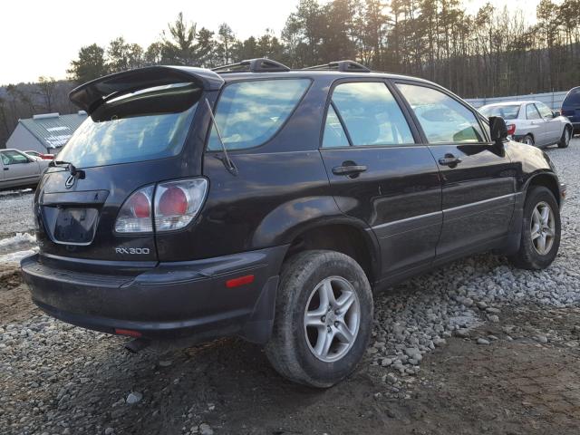 JTJHF10U720272829 - 2002 LEXUS RX 300 BLACK photo 4