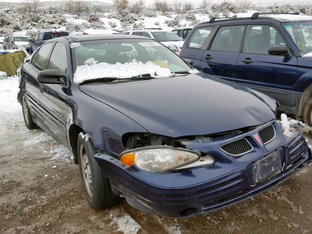 1G2NE52T2YM866044 - 2000 PONTIAC GRAND AM S BLUE photo 1