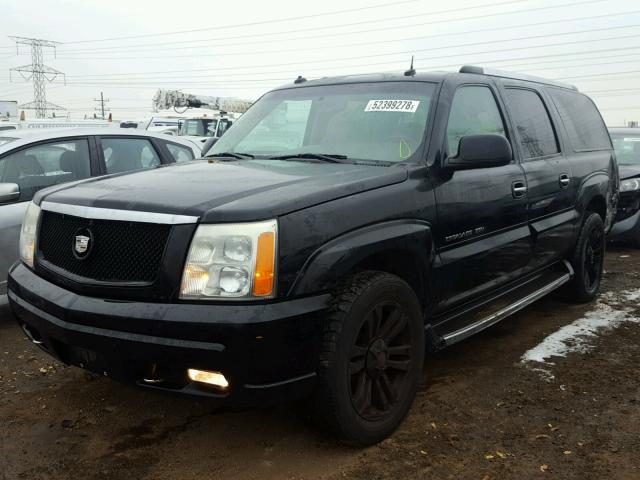 3GYFK66N63G207562 - 2003 CADILLAC ESCALADE E BLACK photo 2