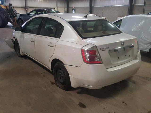 3N1AB6AP9AL621595 - 2010 NISSAN SENTRA 2.0 WHITE photo 3