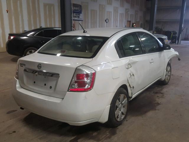 3N1AB6AP9AL621595 - 2010 NISSAN SENTRA 2.0 WHITE photo 4