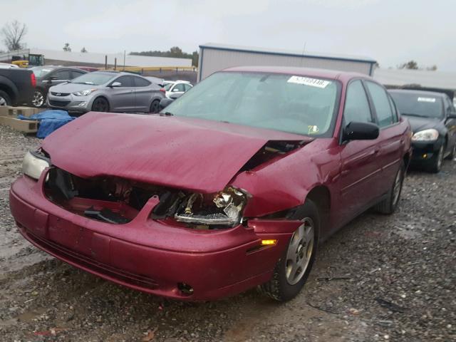 1G1ND52F54M709331 - 2004 CHEVROLET CLASSIC RED photo 2