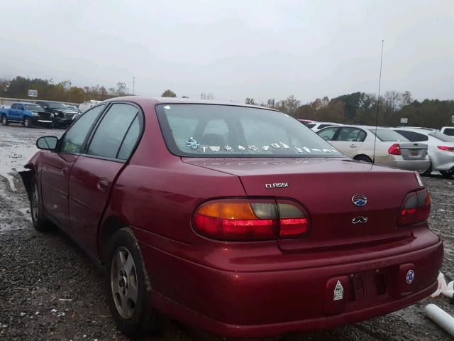 1G1ND52F54M709331 - 2004 CHEVROLET CLASSIC RED photo 3