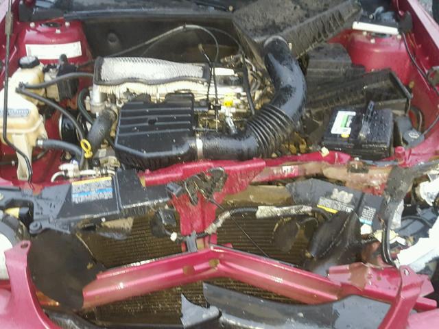 1G1ND52F54M709331 - 2004 CHEVROLET CLASSIC RED photo 7