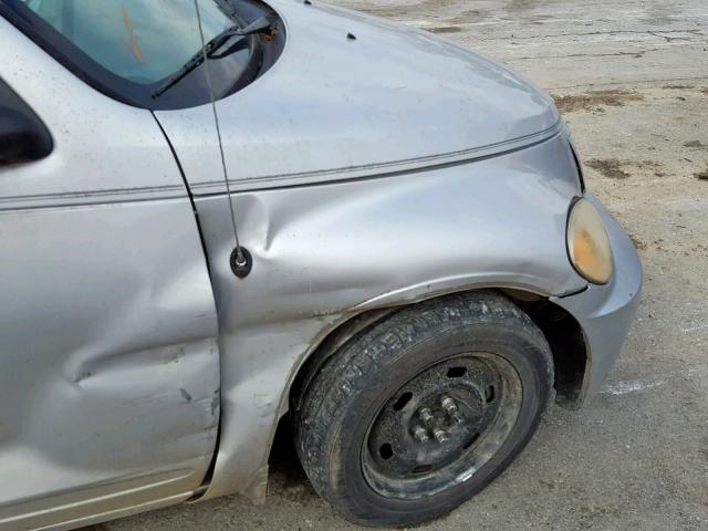 3A4FY48B27T589155 - 2007 CHRYSLER PT CRUISER SILVER photo 9