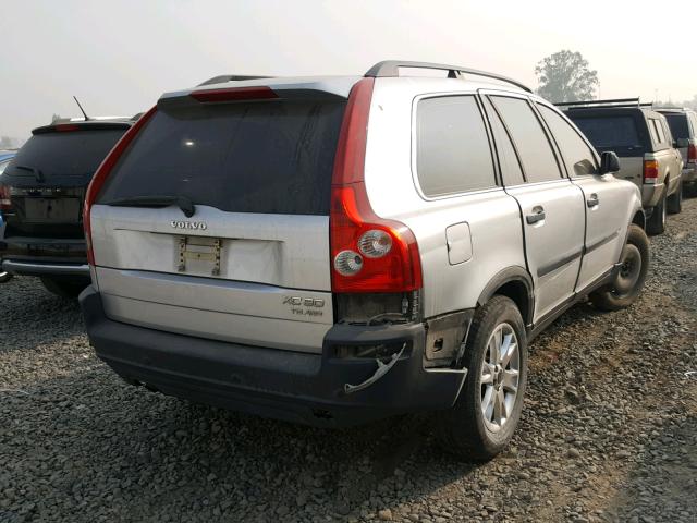 YV1CM91HX41058167 - 2004 VOLVO XC90 T6 SILVER photo 4