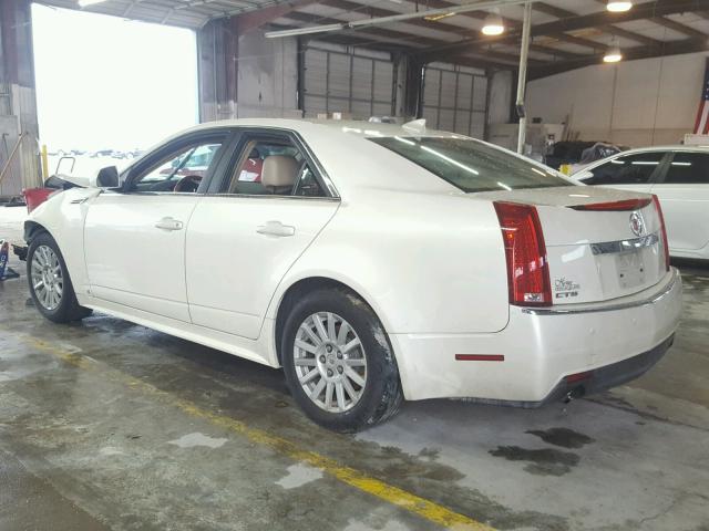 1G6DE5EG5A0103330 - 2010 CADILLAC CTS LUXURY WHITE photo 3