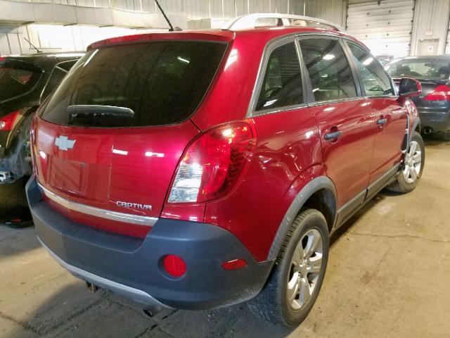 3GNAL2EKXDS618093 - 2013 CHEVROLET CAPTIVA LS 红色 照片 4