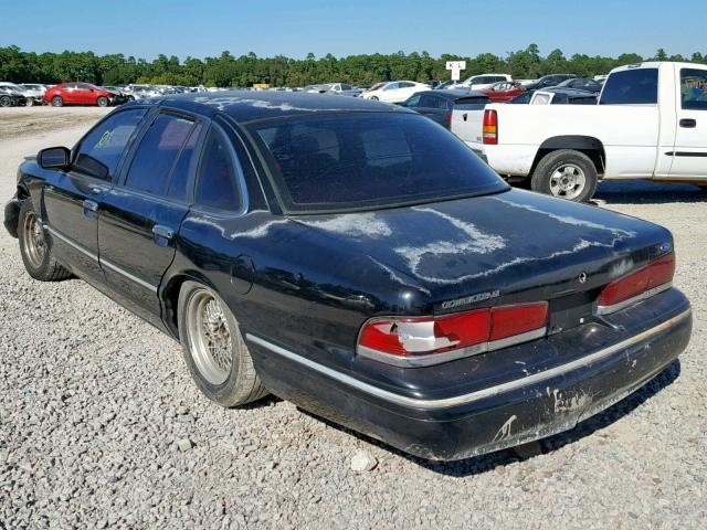 2FALP74W6SX140788 - 1995 FORD CROWN VICT BLACK photo 3