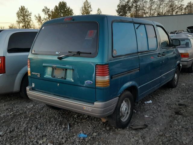 1FTCA15U0PZB43435 - 1993 FORD AEROSTAR GREEN photo 4