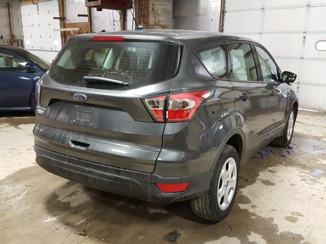 1FMCU0F78HUA12872 - 2017 FORD ESCAPE S GRAY photo 4