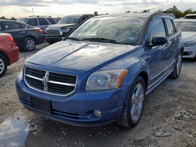 1B3HB78K17D175597 - 2007 DODGE CALIBER R/ BLUE photo 2