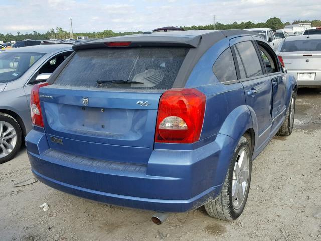 1B3HB78K17D175597 - 2007 DODGE CALIBER R/ BLUE photo 4