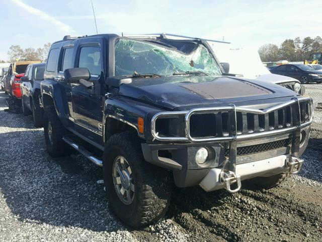 5GTEN13E988227178 - 2008 HUMMER H3 BLUE photo 1