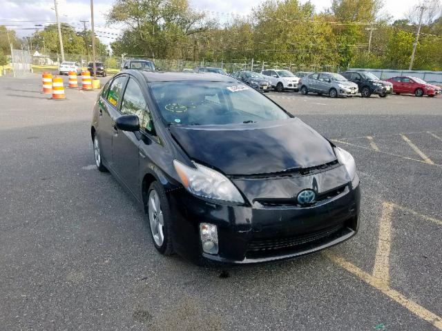 JTDKN3DU4A0011304 - 2010 TOYOTA PRIUS BLACK photo 1