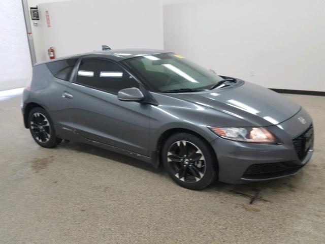 JHMZF1D47ES001276 - 2014 HONDA CR-Z GRAY photo 1