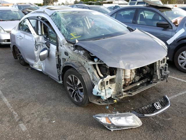 19XFB2F96DE238504 - 2013 HONDA CIVIC EXL SILVER photo 1